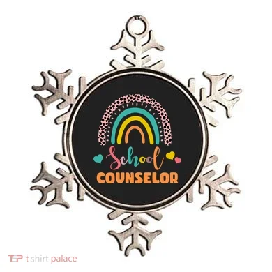 Cute School Counselor Rainbow Ornament