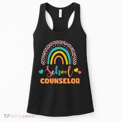 Cute School Counselor Rainbow Women's Tank Top