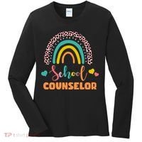 Cute School Counselor Rainbow Women's Long Sleeve Shirt thumb 0