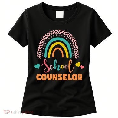Cute School Counselor Rainbow Women's T-Shirt