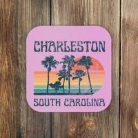 Charleston South Carolina Beach Summer Vacation Coaster thumb 0
