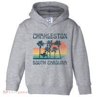 Charleston South Carolina Beach Summer Vacation Toddler Hoodie thumb 0