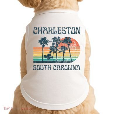 Charleston South Carolina Beach Summer Vacation Doggie Tank