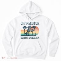 Charleston South Carolina Beach Summer Vacation Hoodie thumb 0