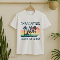 Charleston South Carolina Beach Summer Vacation T-Shirt thumb 2