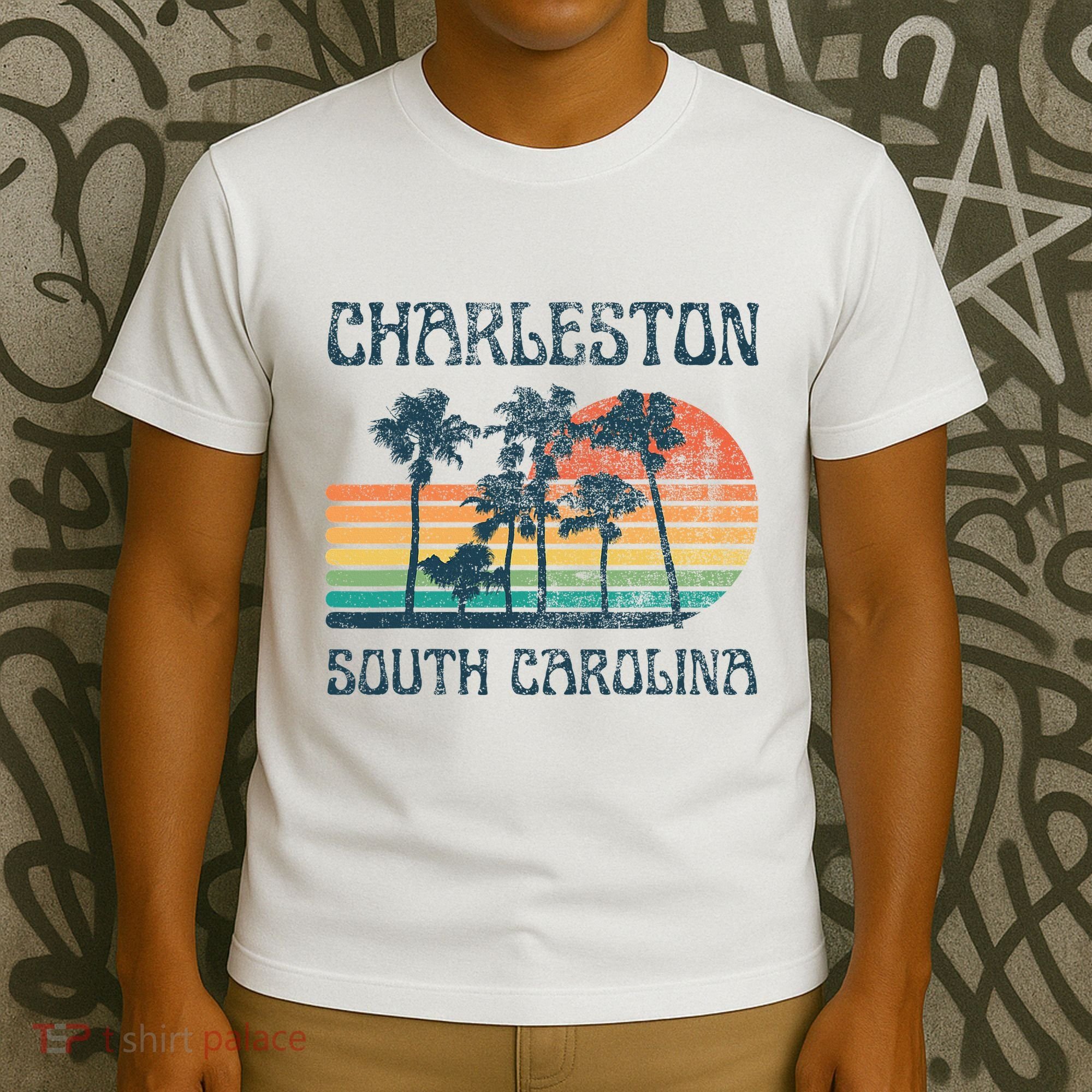 Charleston South Carolina Beach Summer Vacation T-Shirt