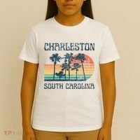 Charleston South Carolina Beach Summer Vacation T-Shirt thumb 4