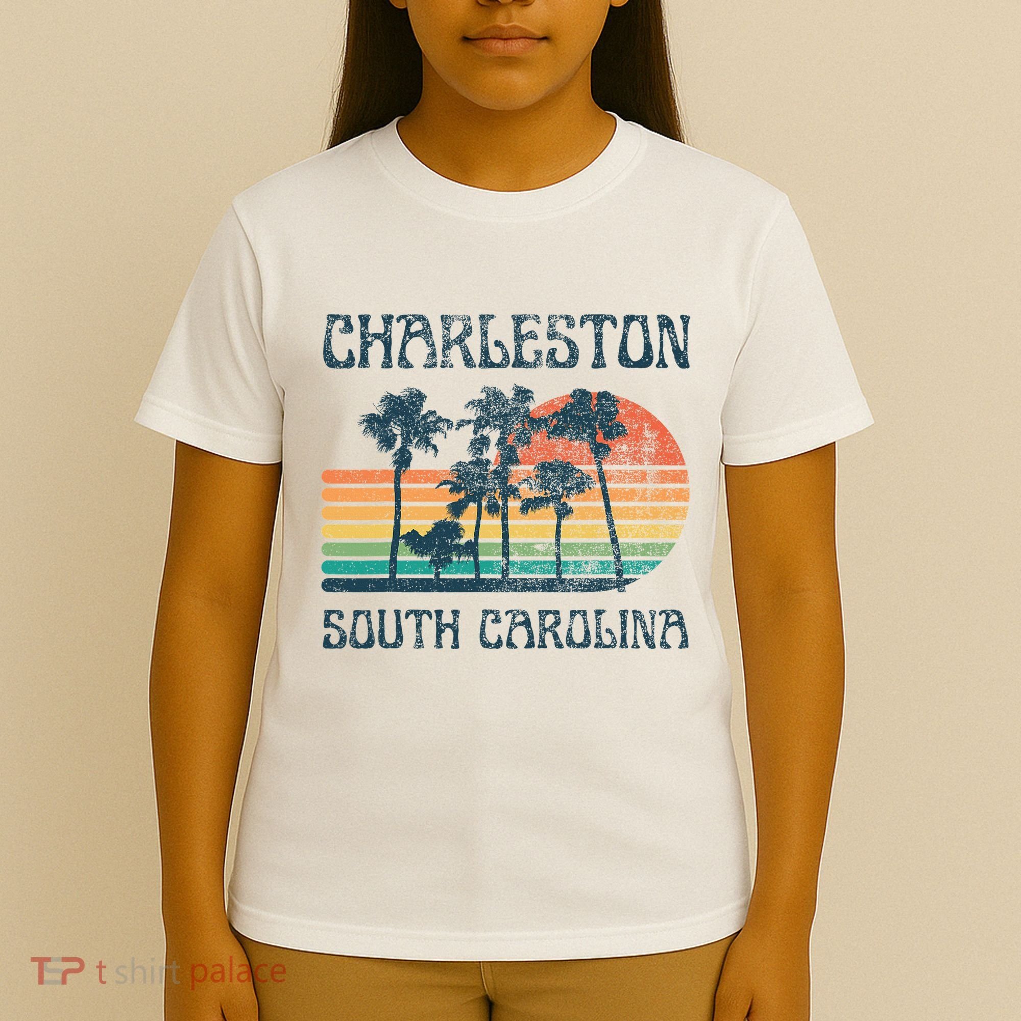 Charleston South Carolina Beach Summer Vacation T-Shirt