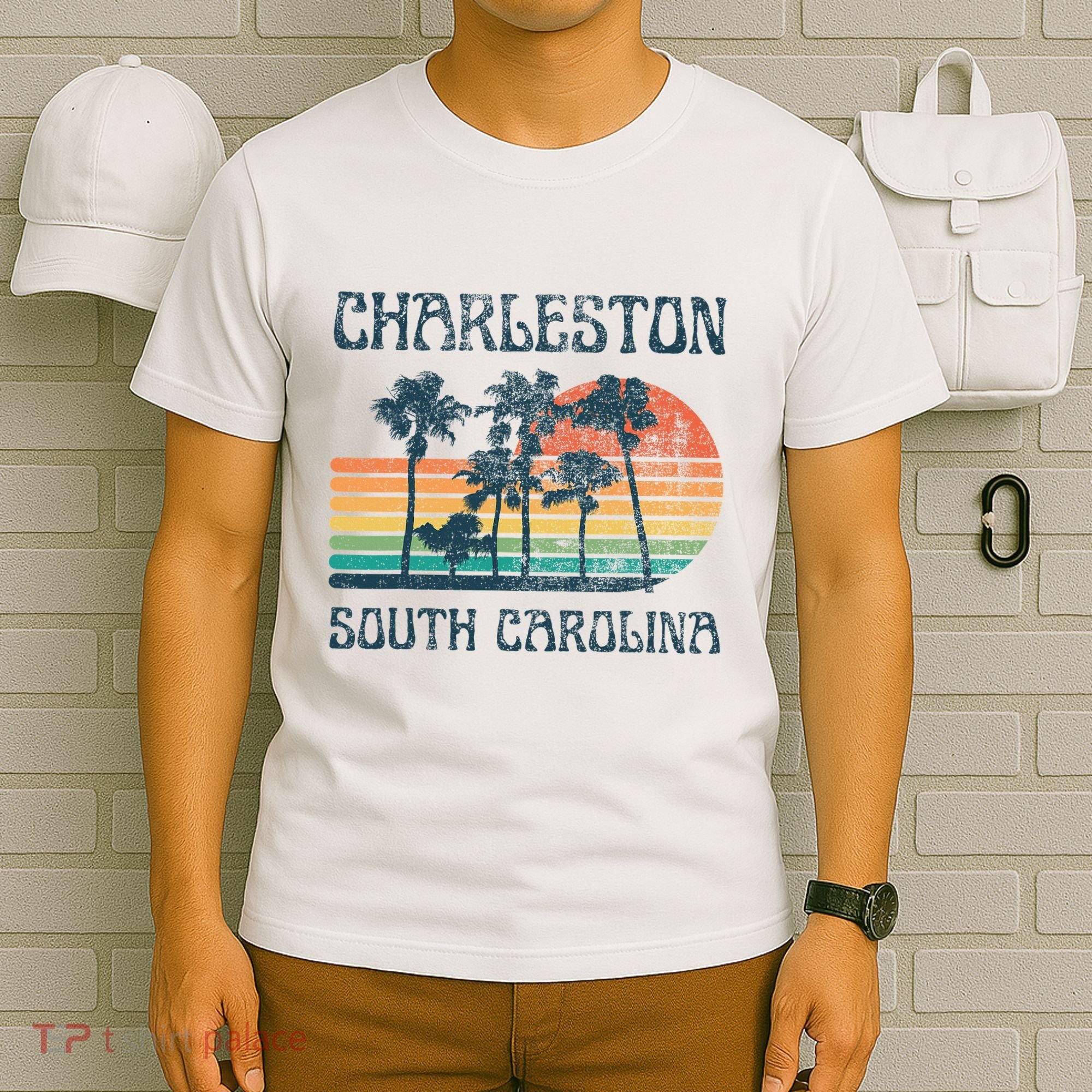Charleston South Carolina Beach Summer Vacation T-Shirt