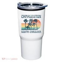 Charleston South Carolina Beach Summer Vacation Tumbler thumb 0