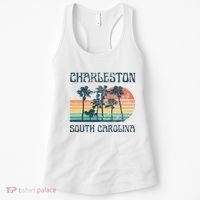 Charleston South Carolina Beach Summer Vacation Women's Tank Top thumb 0