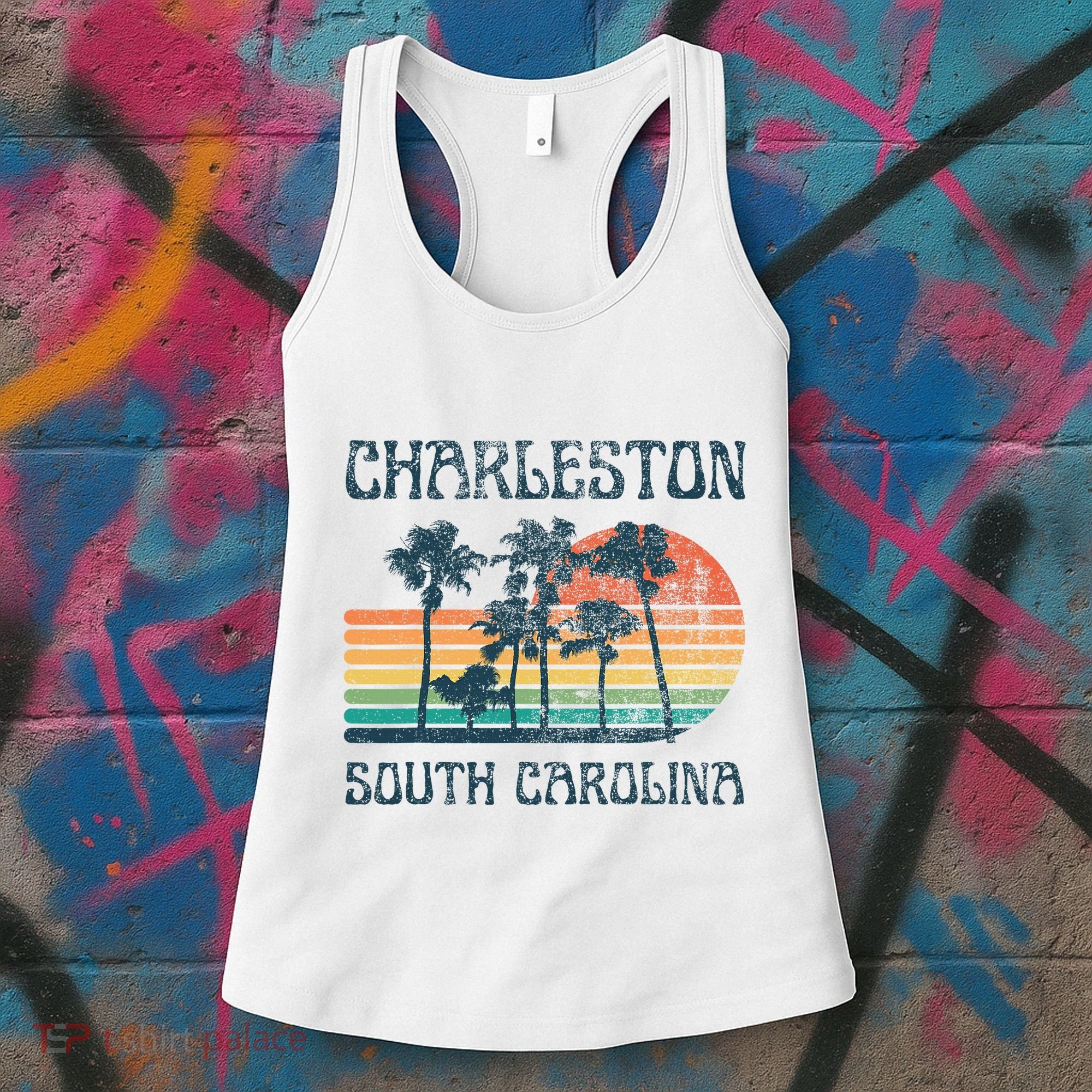 Charleston South Carolina Beach Summer Vacation Women's Tank Top