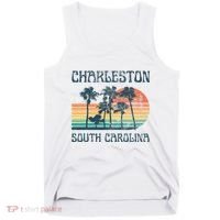 Charleston South Carolina Beach Summer Vacation Tank Top thumb 0