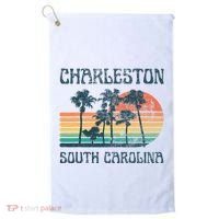 Charleston South Carolina Beach Summer Vacation Golf Towel thumb 0