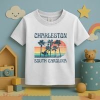 Charleston South Carolina Beach Summer Vacation Toddler T-Shirt thumb 3