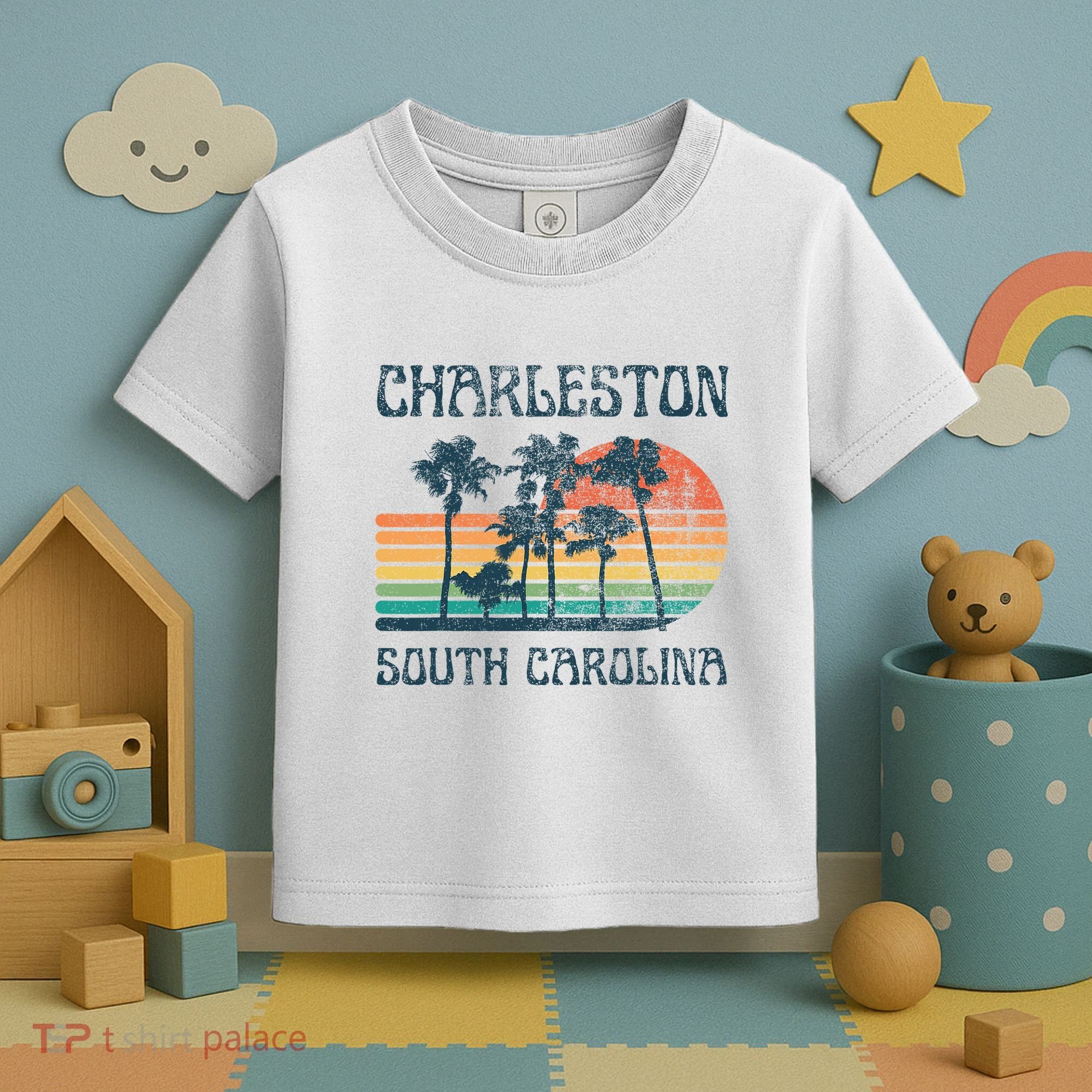 Charleston South Carolina Beach Summer Vacation Toddler T-Shirt