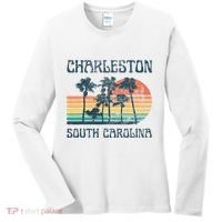 Charleston South Carolina Beach Summer Vacation Women's Long Sleeve Shirt thumb 0