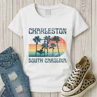 Charleston South Carolina Beach Summer Vacation Women's T-Shirt thumb 3