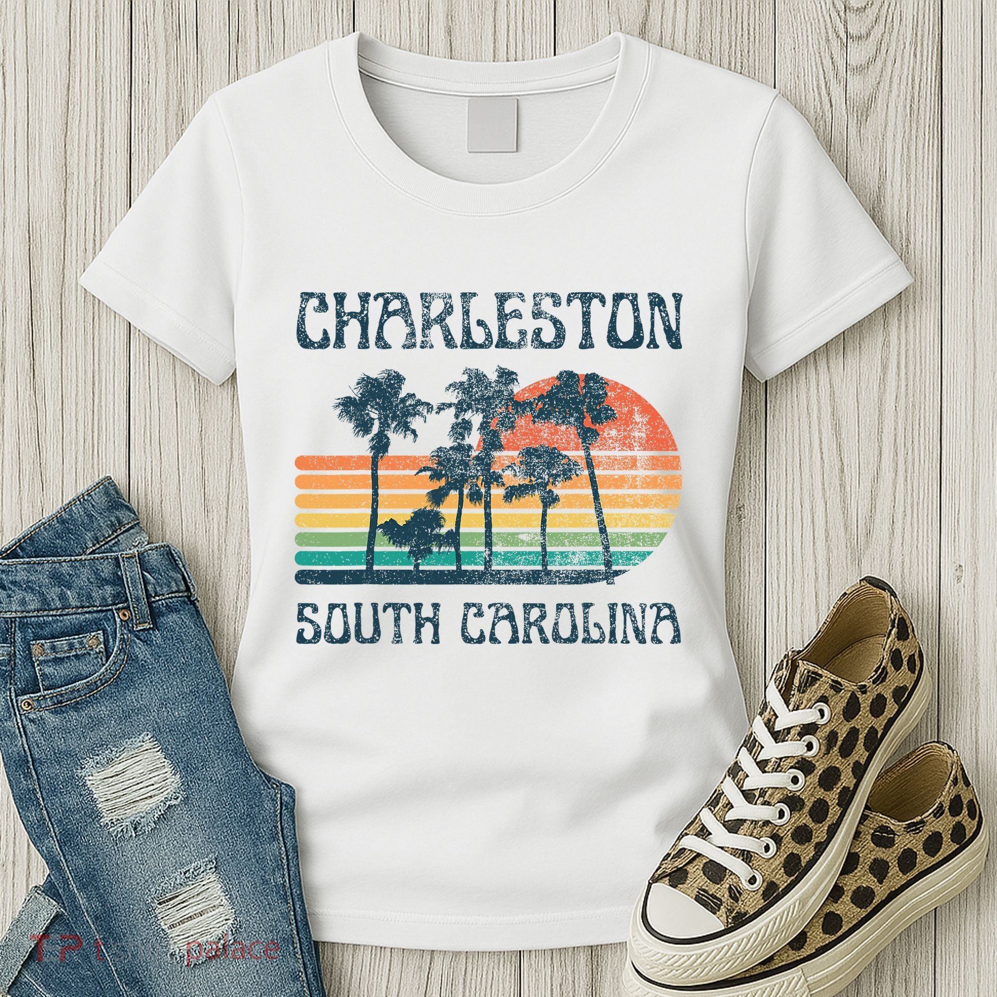 Charleston South Carolina Beach Summer Vacation Women's T-Shirt