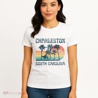 Charleston South Carolina Beach Summer Vacation Women's T-Shirt thumb 4