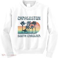 Charleston South Carolina Beach Summer Vacation Kids Sweatshirt thumb 0
