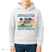 Charleston South Carolina Beach Summer Vacation Kids Hoodie thumb 4