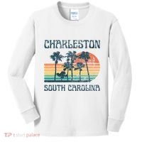 Charleston South Carolina Beach Summer Vacation Kids Long Sleeve Shirt thumb 0