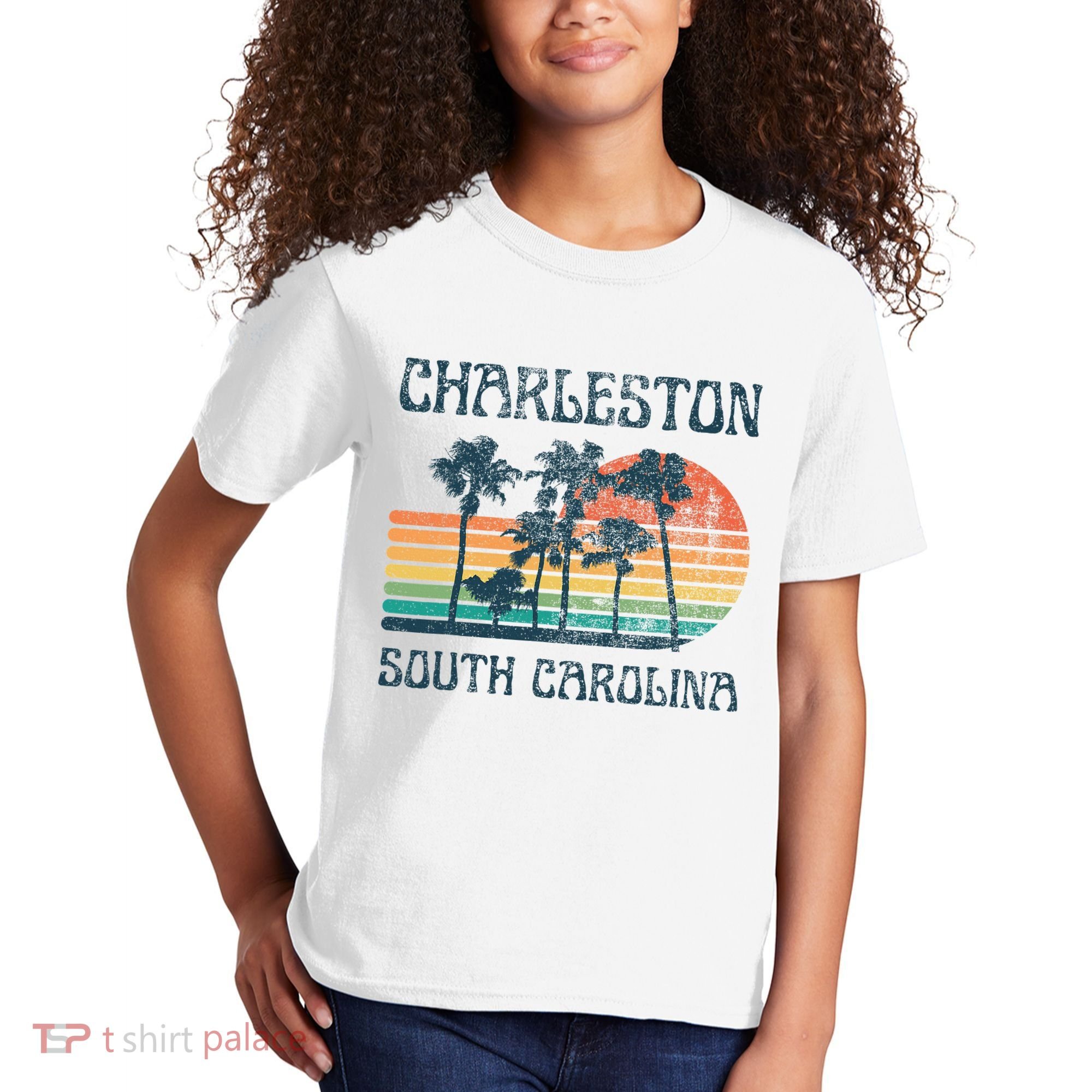 Charleston South Carolina Beach Summer Vacation Kids T-Shirt