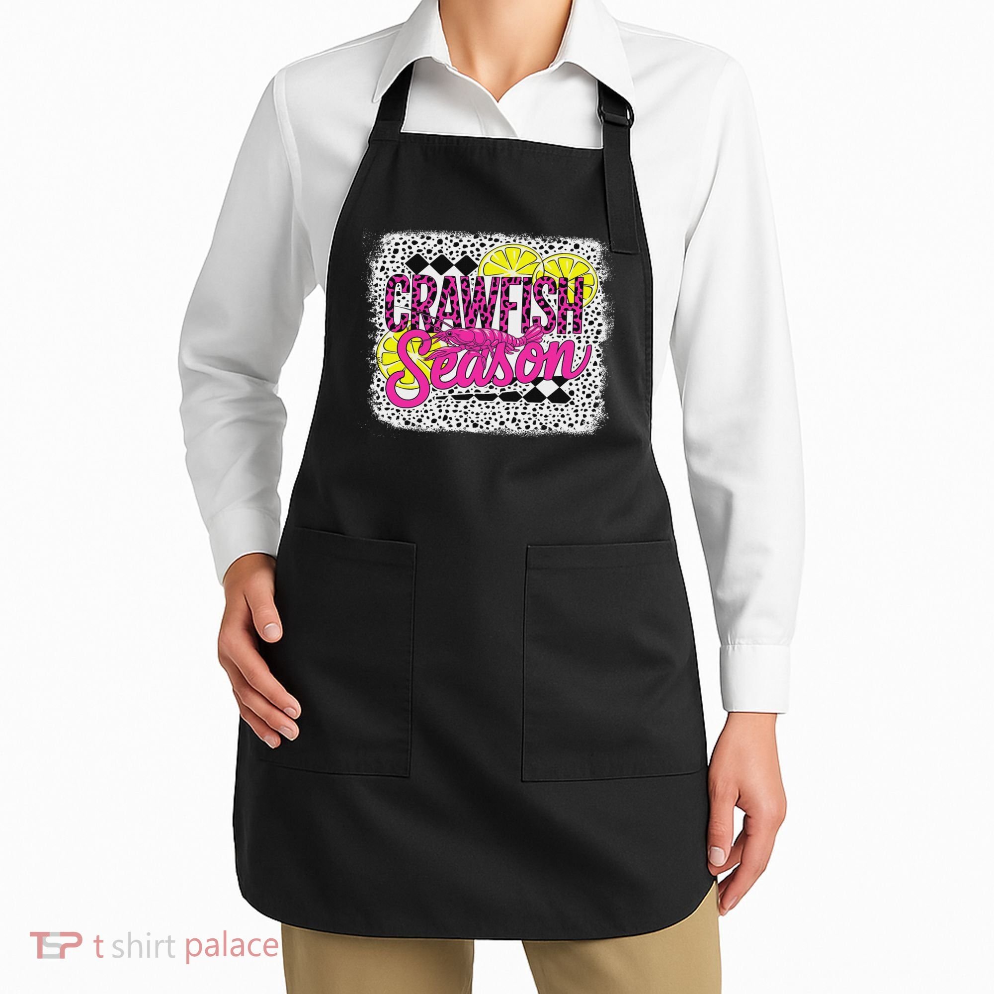Crawfish Season Crawfish Boil Lobster Cajun Women Apron