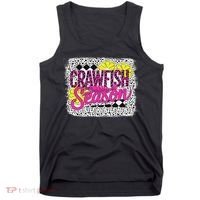 Crawfish Season Crawfish Boil Lobster Cajun Women Tank Top thumb 0