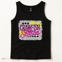 Crawfish Season Crawfish Boil Lobster Cajun Women Tank Top thumb 2