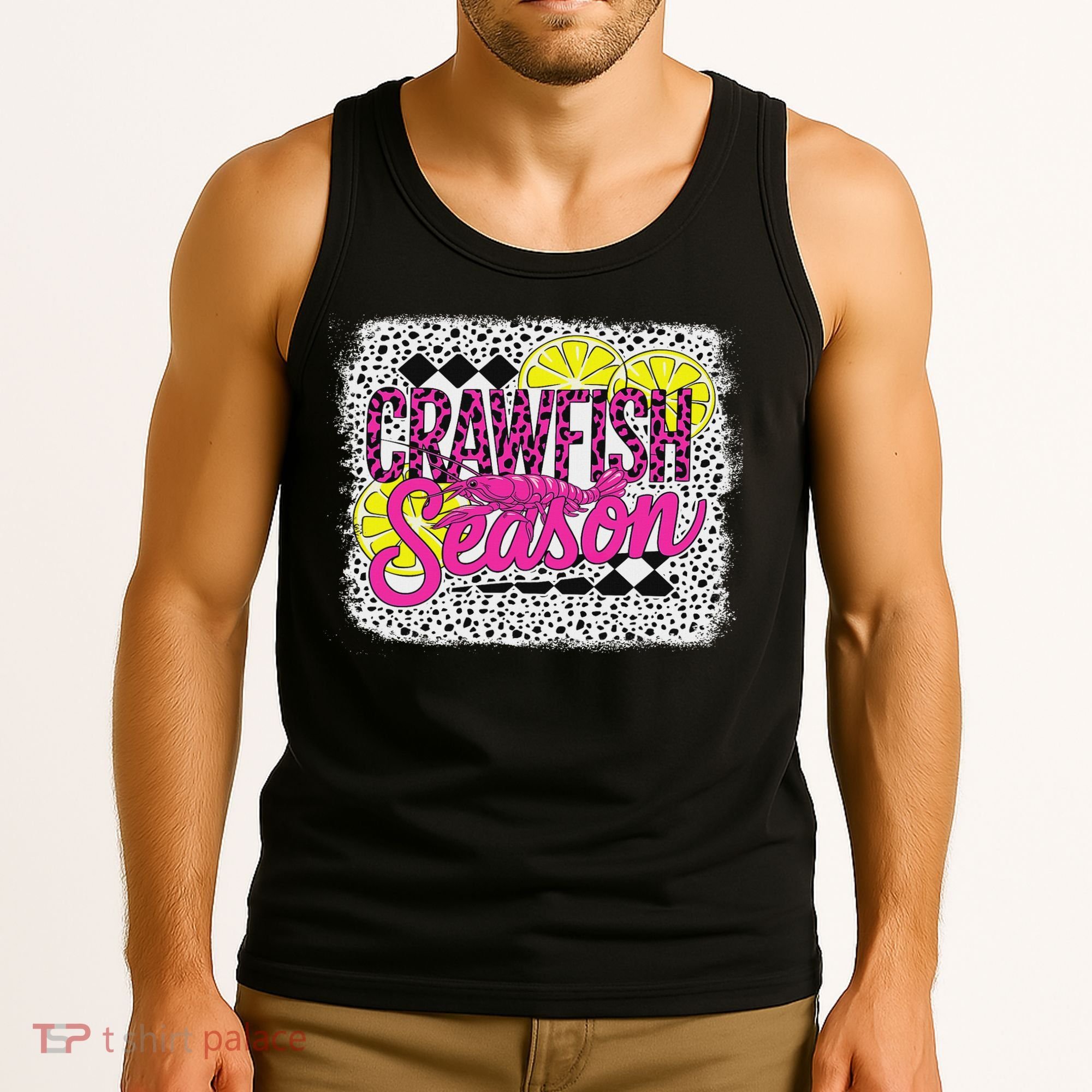 Crawfish Season Crawfish Boil Lobster Cajun Women Tank Top