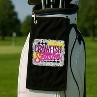 Crawfish Season Crawfish Boil Lobster Cajun Women Golf Towel thumb 2