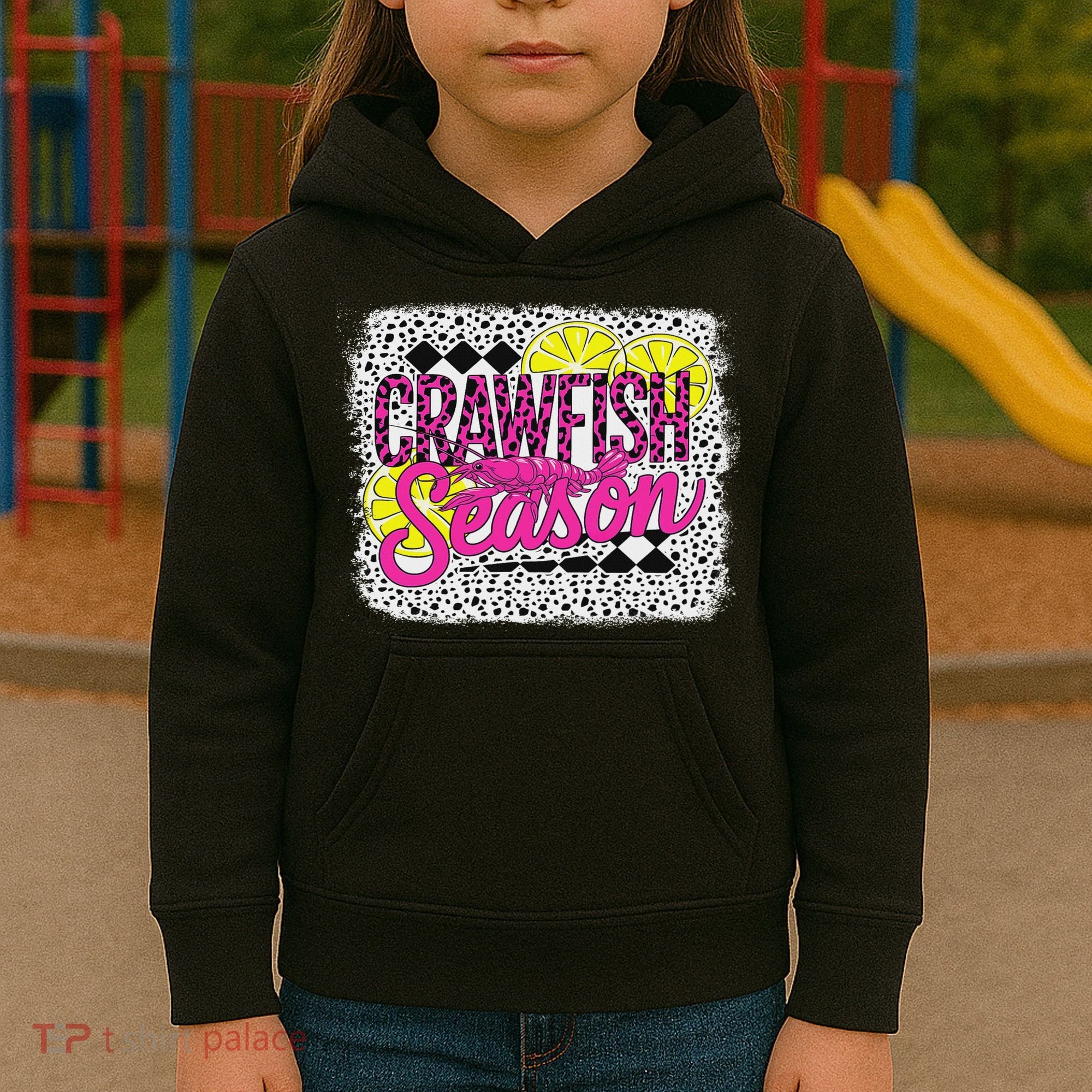 Crawfish Season Crawfish Boil Lobster Cajun Women Kids Hoodie