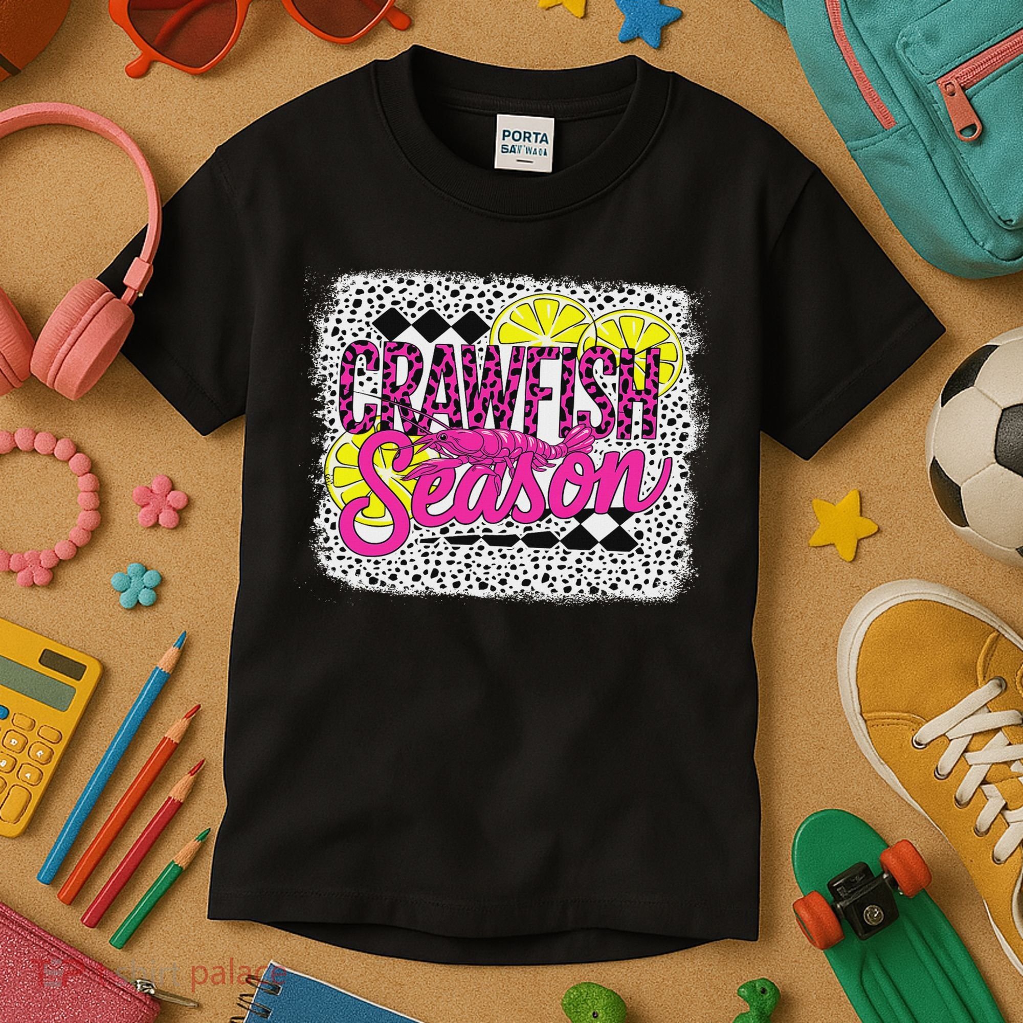 Crawfish Season Crawfish Boil Lobster Cajun Women Kids T-Shirt