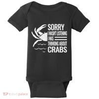 Crabmeat Seafood Crabbing Crabs Crabby Crab Baby Bodysuit thumb 0