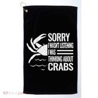 Crabmeat Seafood Crabbing Crabs Crabby Crab Golf Towel thumb 0