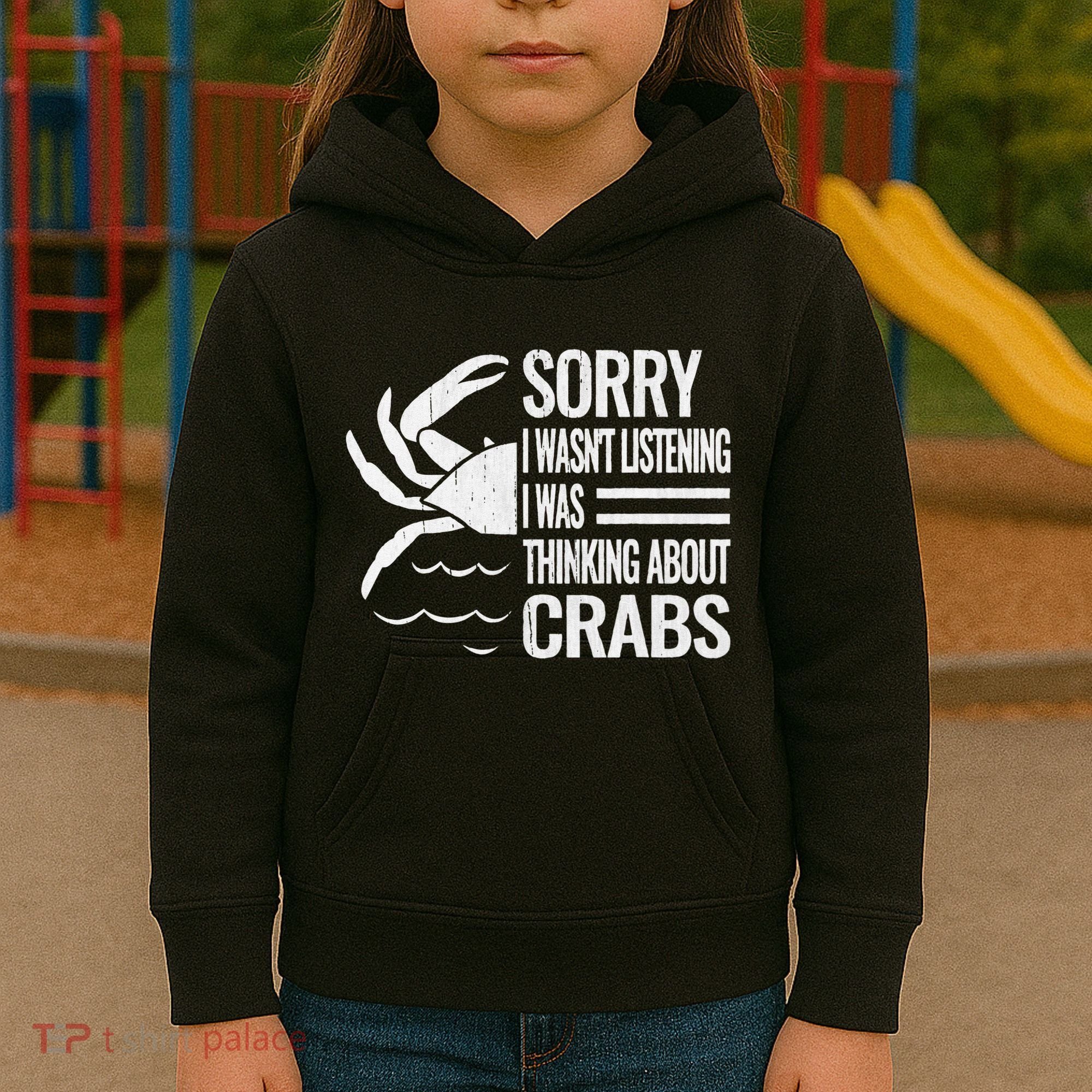 Crabmeat Seafood Crabbing Crabs Crabby Crab Kids Hoodie