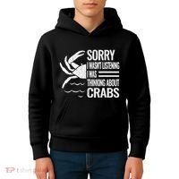 Crabmeat Seafood Crabbing Crabs Crabby Crab Kids Hoodie thumb 4