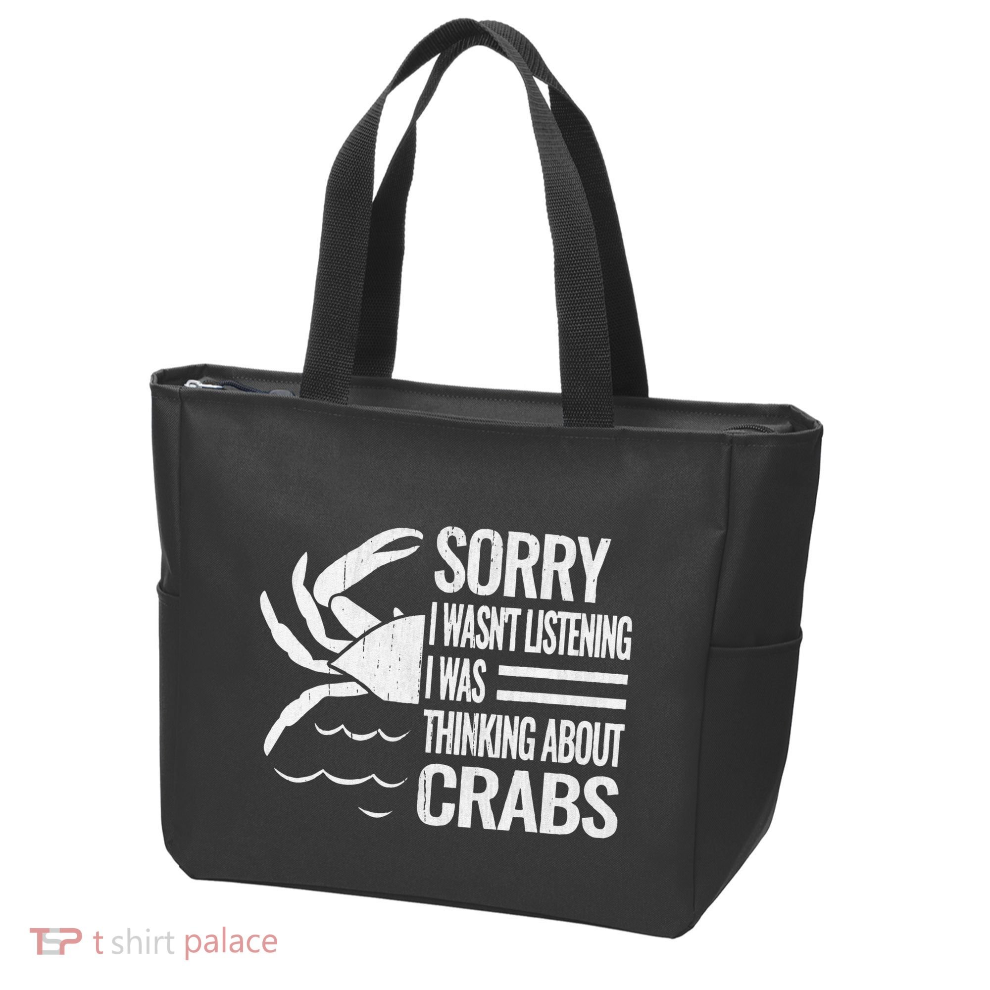 Crabmeat Seafood Crabbing Crabs Crabby Crab Tote Bag