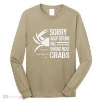 Crabmeat Seafood Crabbing Crabs Crabby Crab Long Sleeve Shirt thumb 0