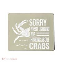 Crabmeat Seafood Crabbing Crabs Crabby Crab Mousepad thumb 0