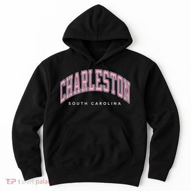 Charleston South Carolina Sc Varsity Style Text Gift Hoodie