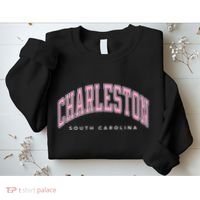 Charleston South Carolina Sc Varsity Style Text Gift Sweatshirt thumb 2