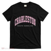 Charleston South Carolina Sc Varsity Style Text Gift T-Shirt thumb 0
