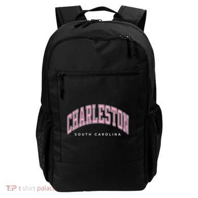 Charleston South Carolina Sc Varsity Style Text Gift Backpack