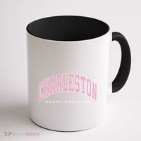 Charleston South Carolina Sc Varsity Style Text Gift Coffee Mug thumb 1