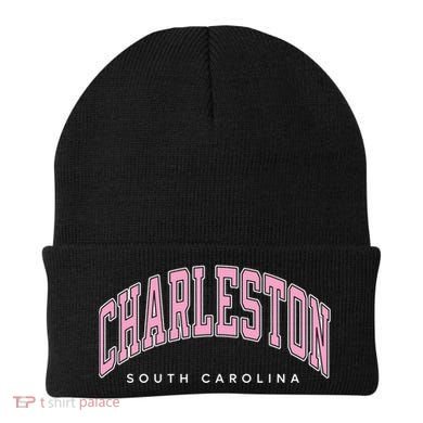 Charleston South Carolina Sc Varsity Style Text Gift Beanie