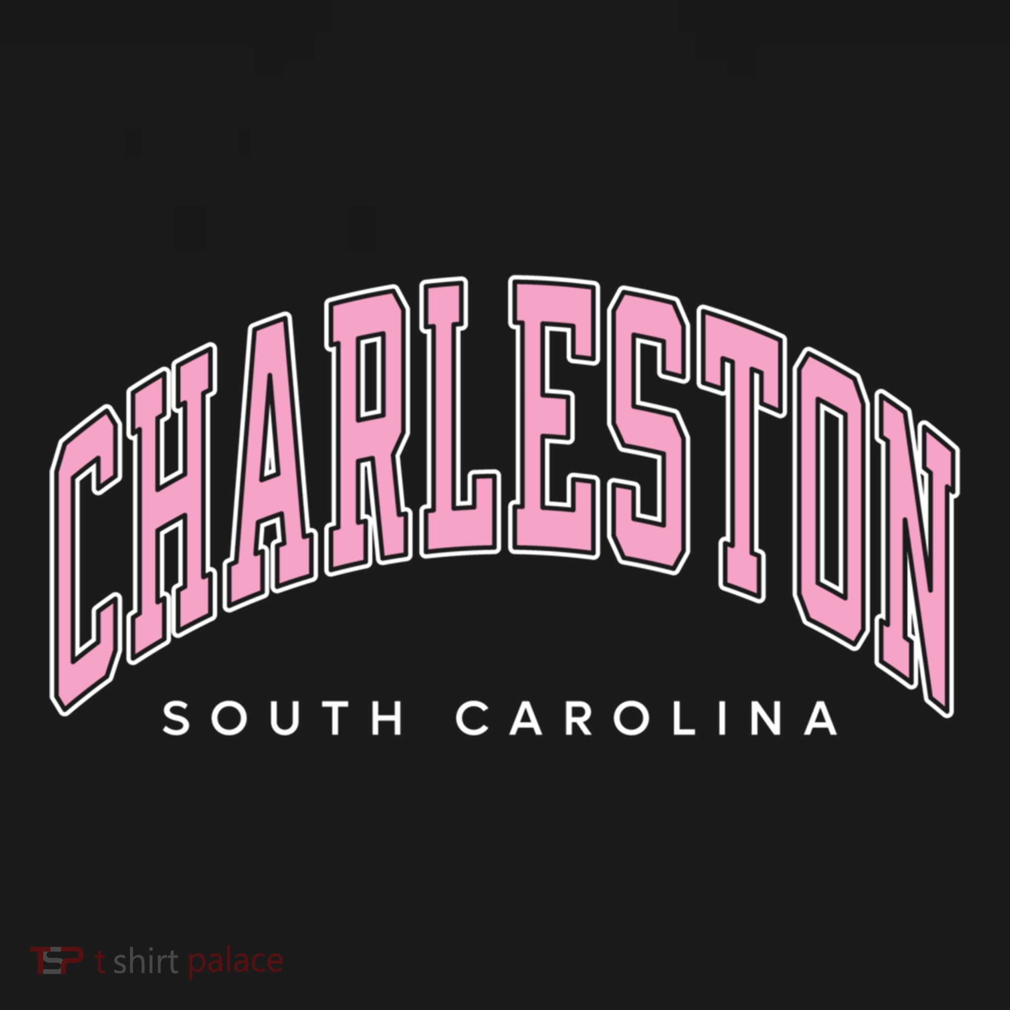 Charleston South Carolina Sc Varsity Style Text Gift Pajama Set