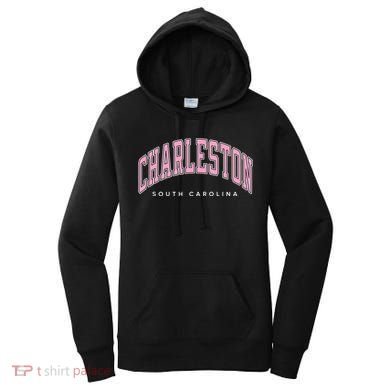 Charleston South Carolina Sc Varsity Style Text Gift Women's Hoodie